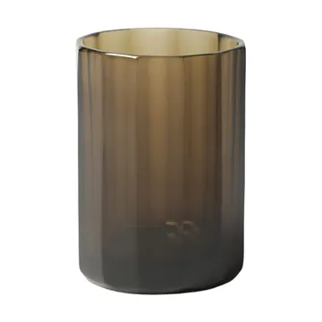 Aspelin kynttilälyhty Ø8x11 cm - Brown - Tinted