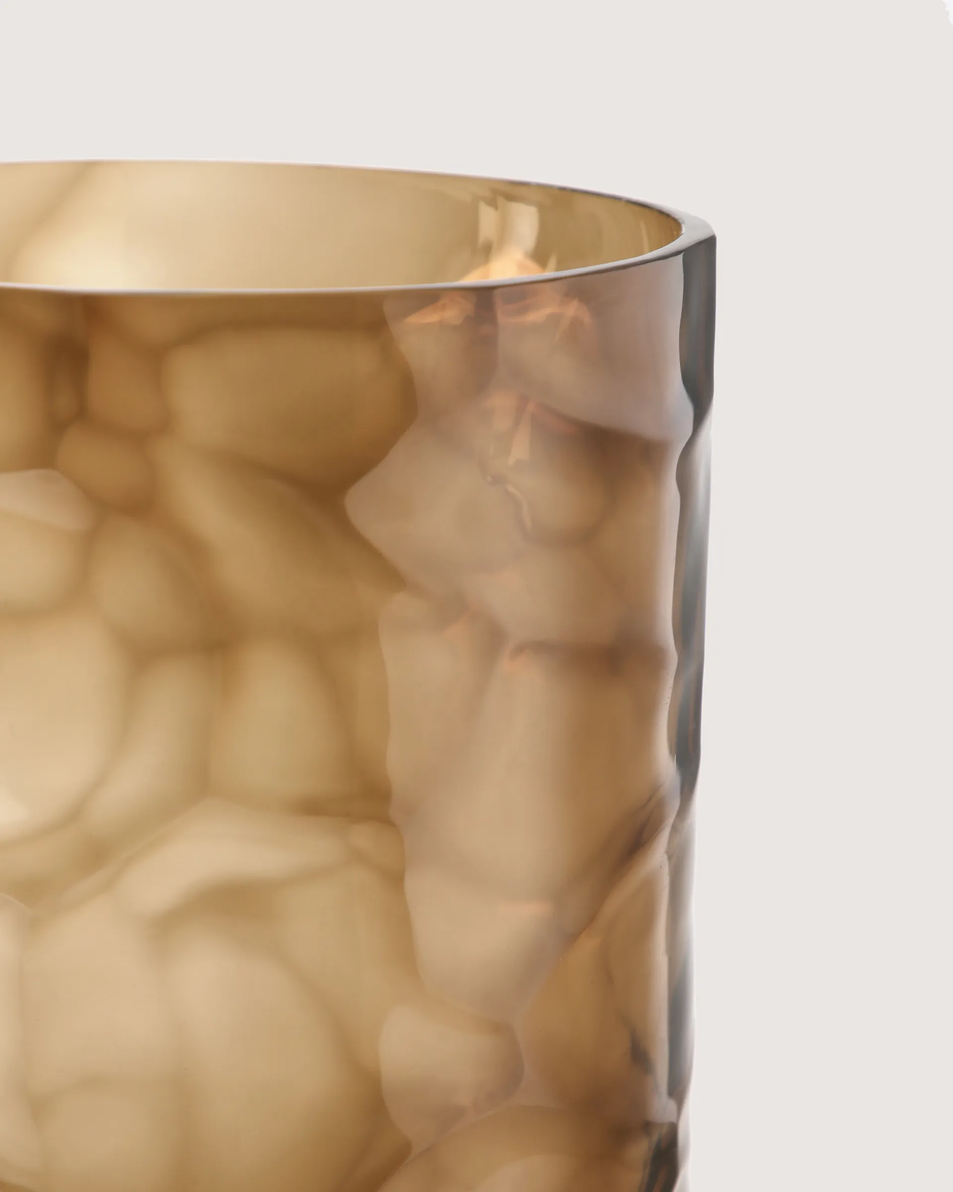 Aurell maljakko Ø20x32 cm, Brown Tinted