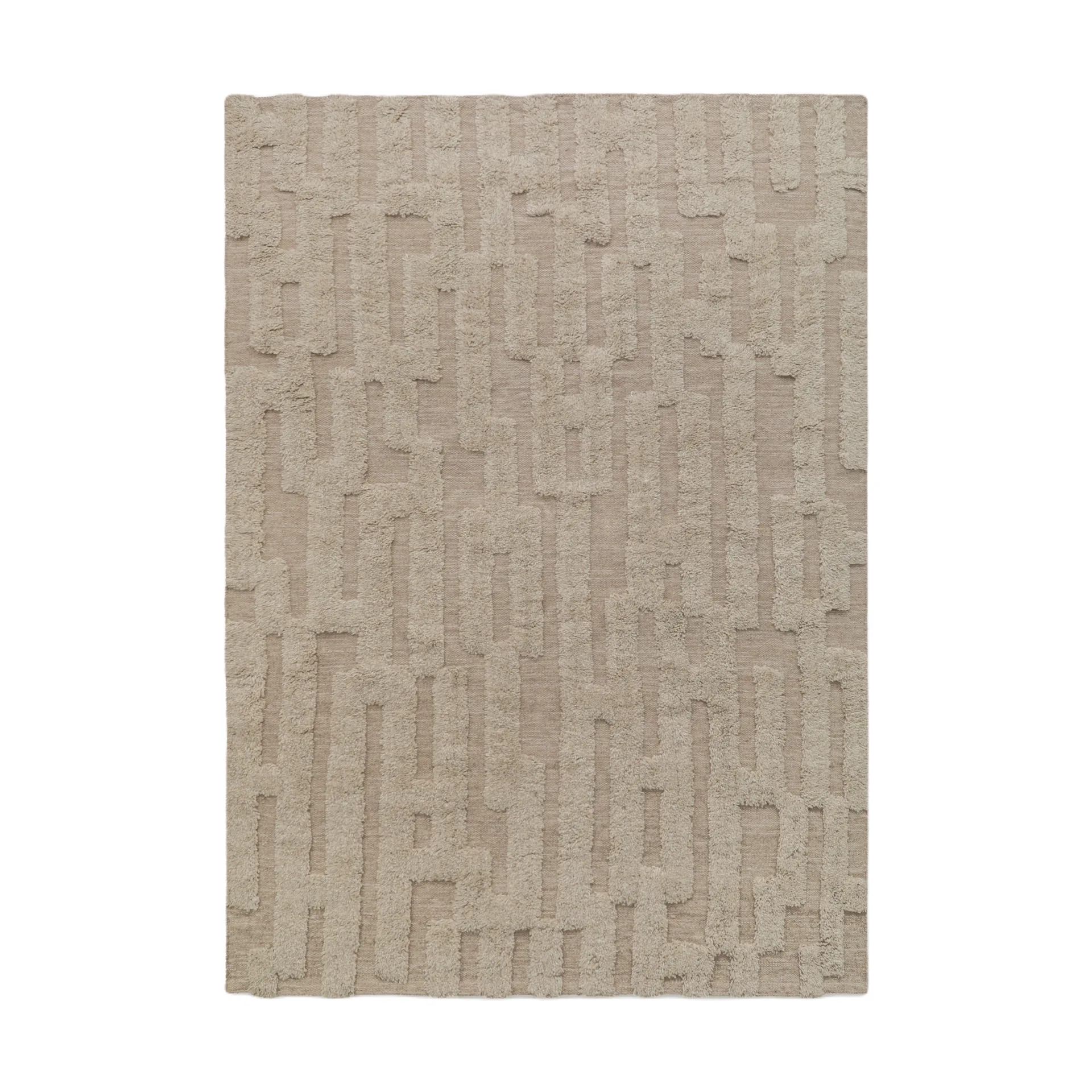 Bielke villamatto 200x300 cm, Beige-melange Tinted