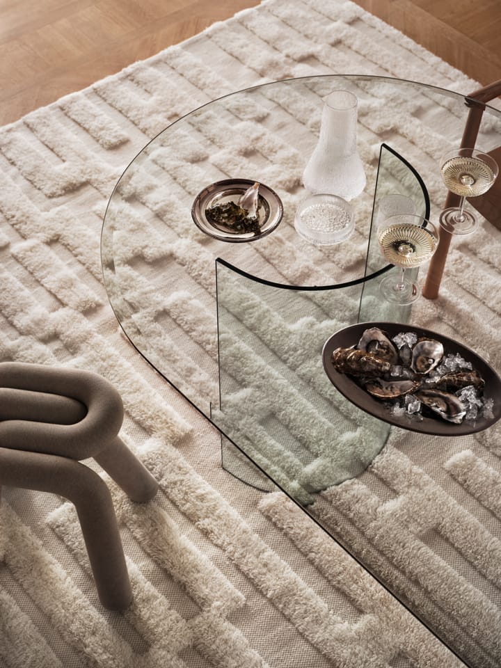 Bielke villamatto 240x350 cm, Offwhite Tinted