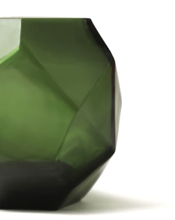 Bjork kynttilälyhty Ø9x10 cm - Green - Tinted