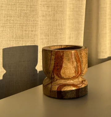 Dahl-kulho - Red stone - Tinted