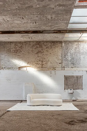 Delon sohva - Bouclé off-white - Tinted