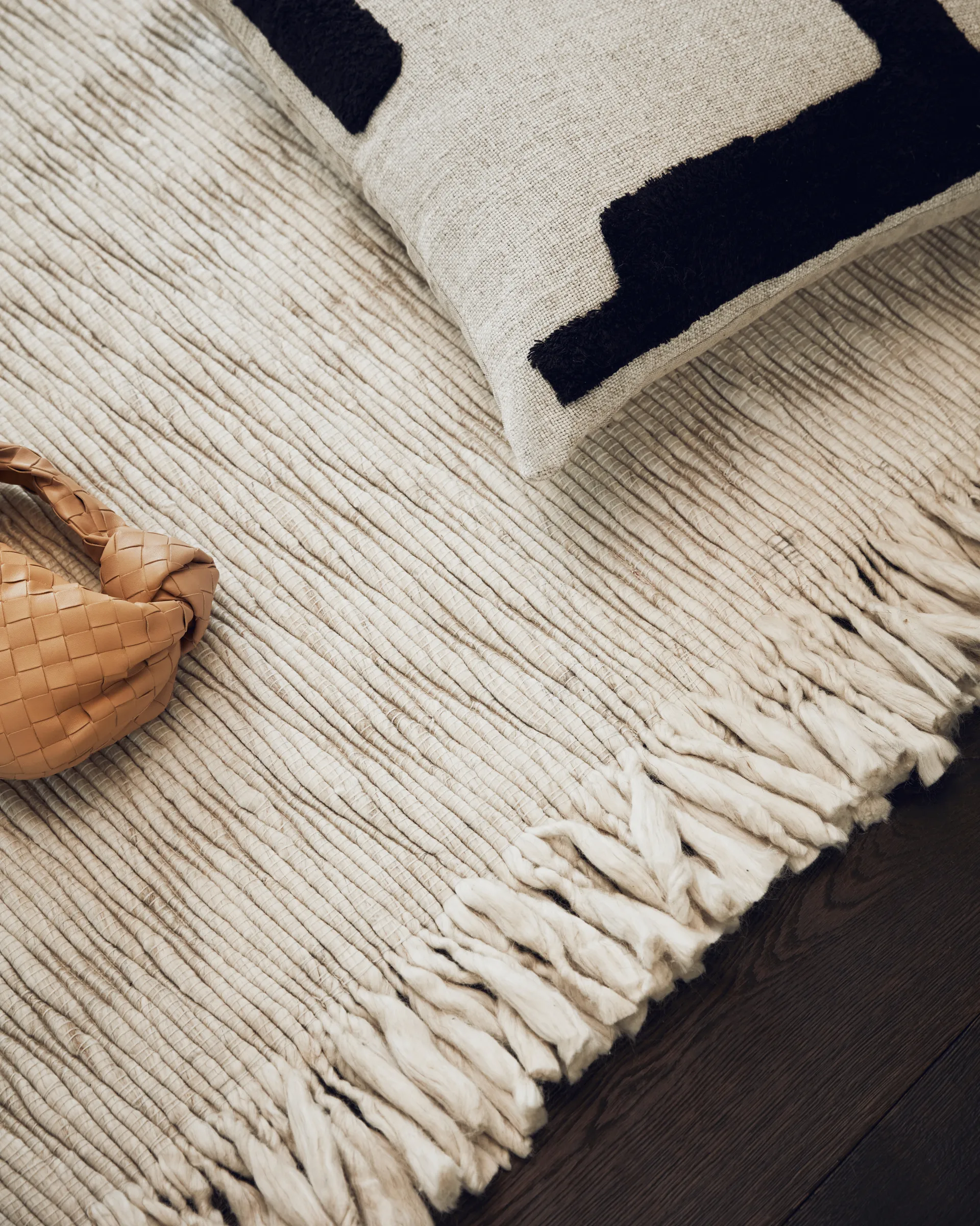 Fagerlund villamatto 170x240 cm, Beige-offwhite Tinted