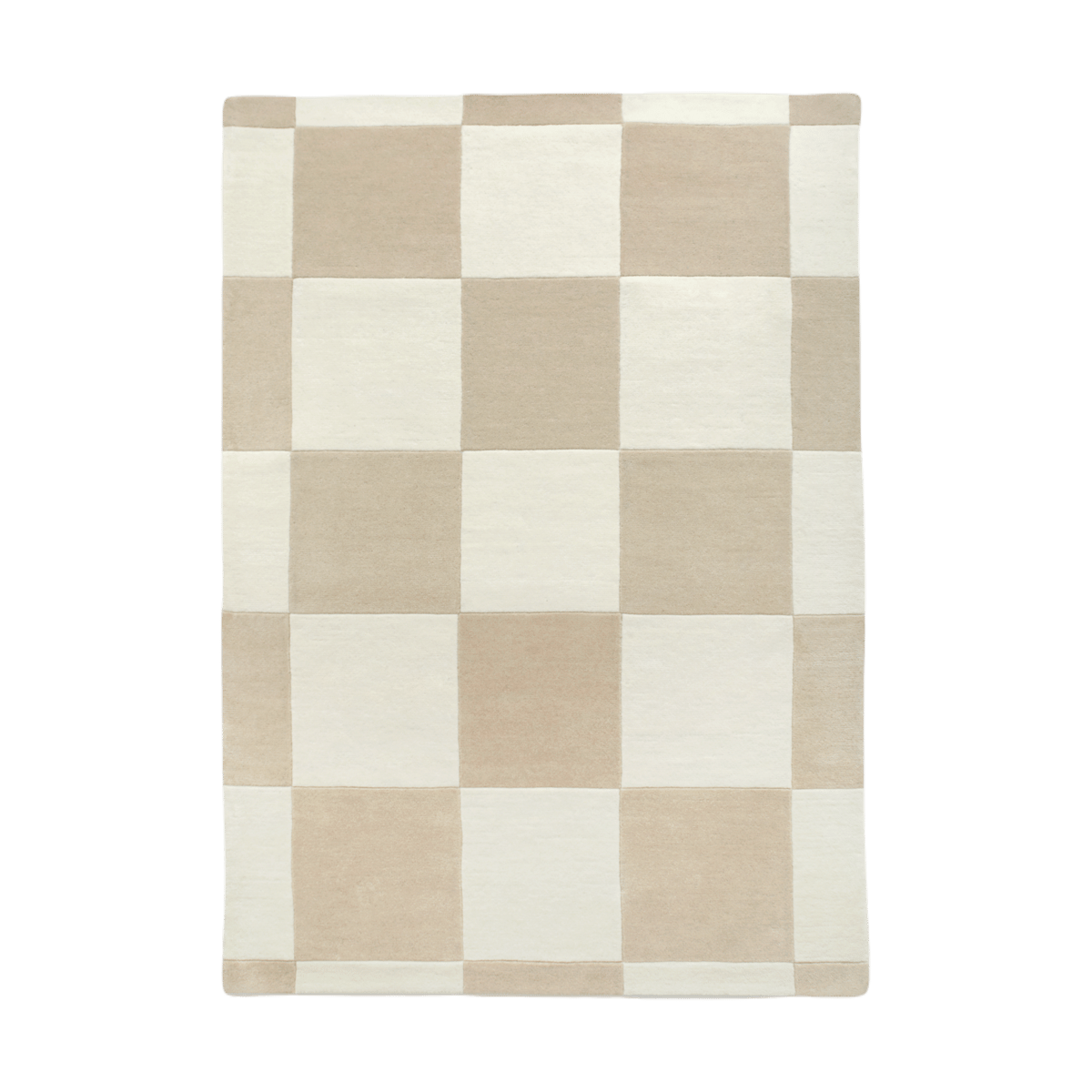 Tinted Hafstrom villamatto 170x240 cm Beige-white | Skandinaavinen Sisustus | Villamatot | Beige