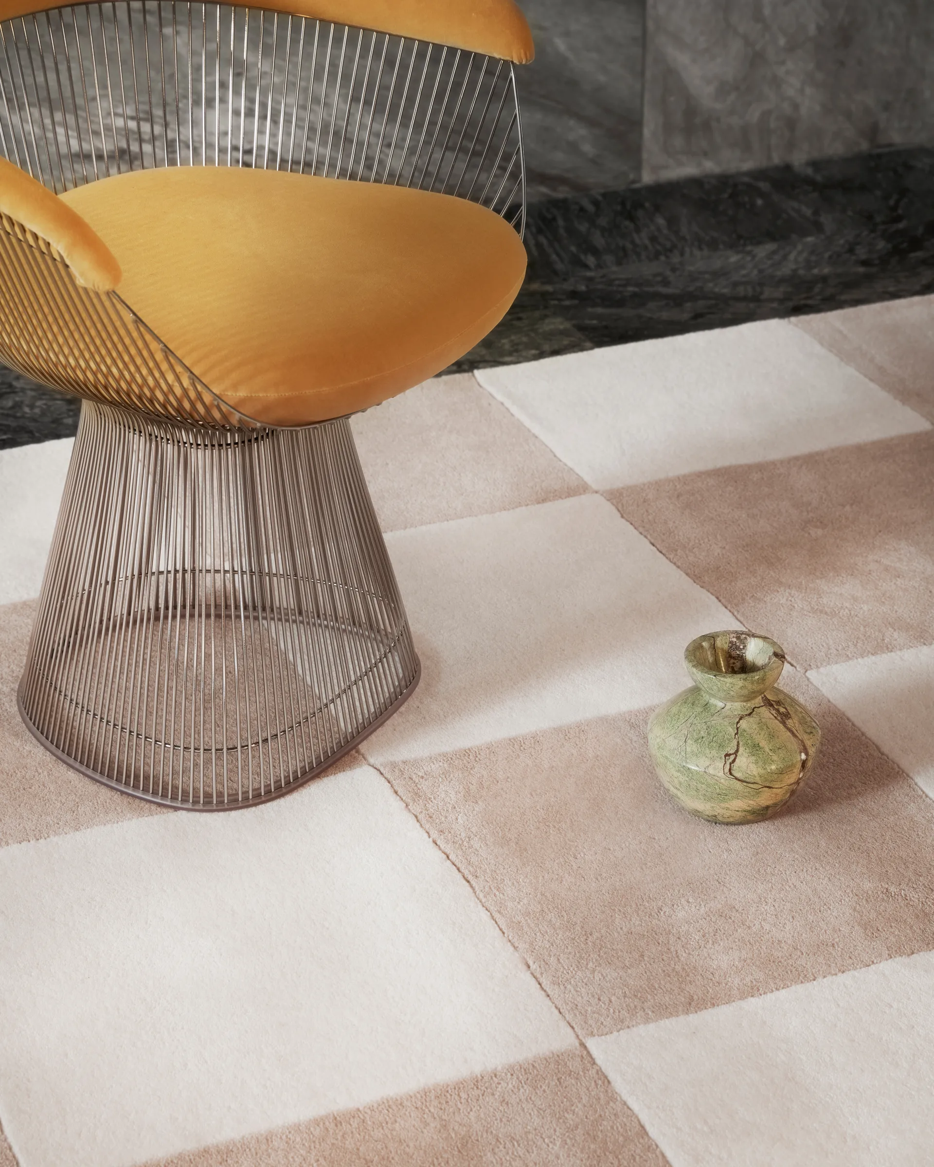 Hafstrom villamatto 170x240 cm, Beige-white Tinted