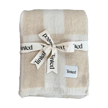 Hallin mohairviltti - Beige-off white, 130×170 cm - Tinted