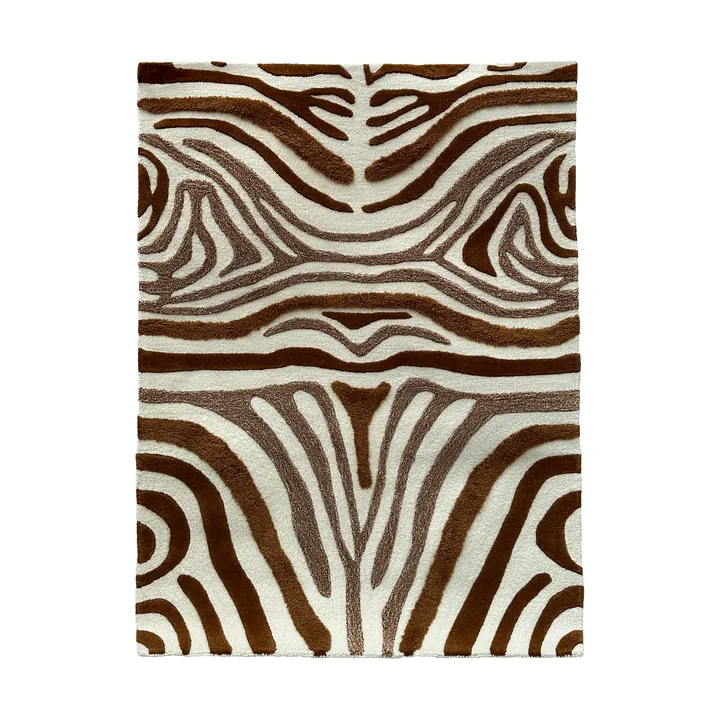 Jepson villamatto 130x180 cm - Brown-off white - Tinted