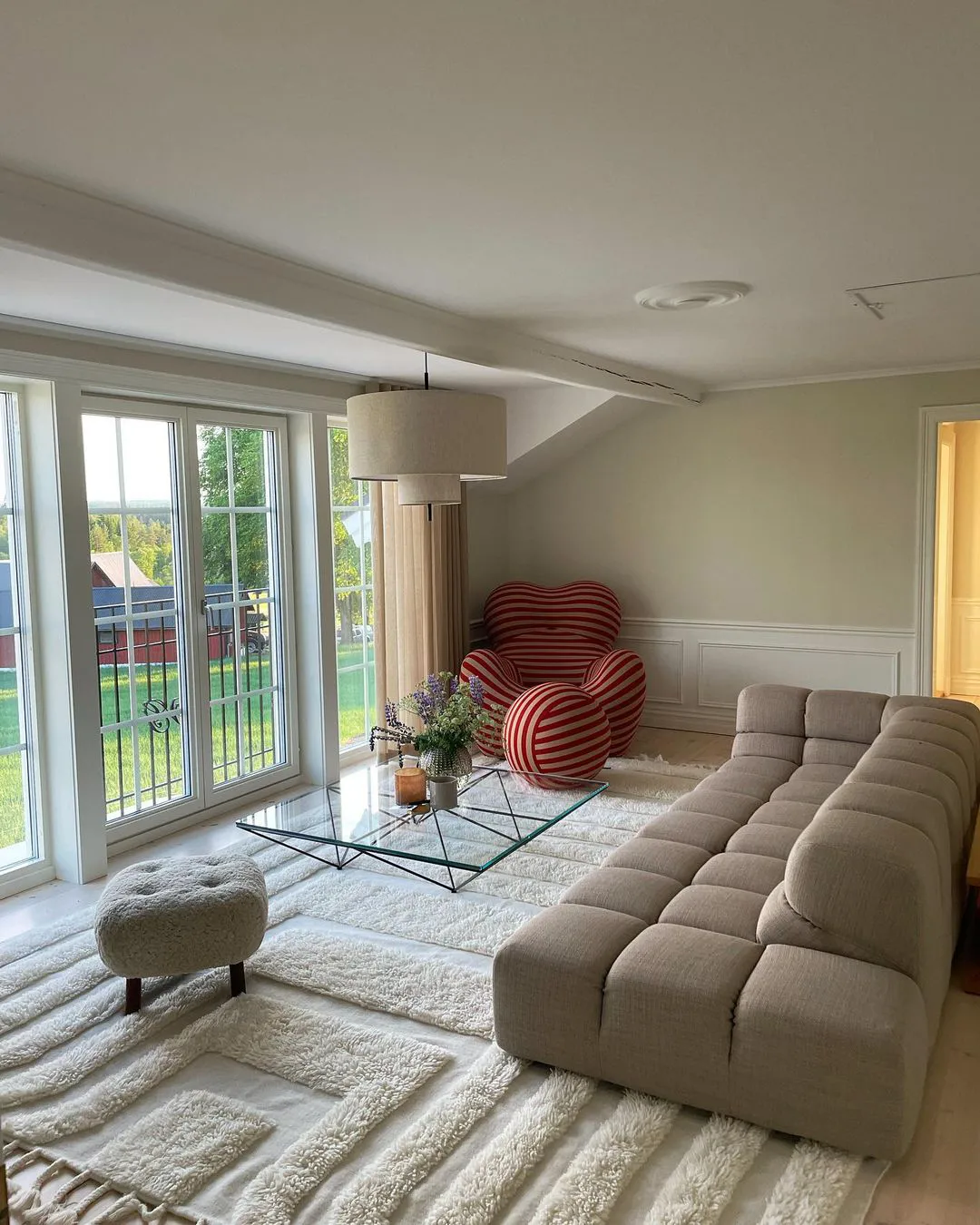 Kask villamatto 170x240 cm, Offwhite Tinted