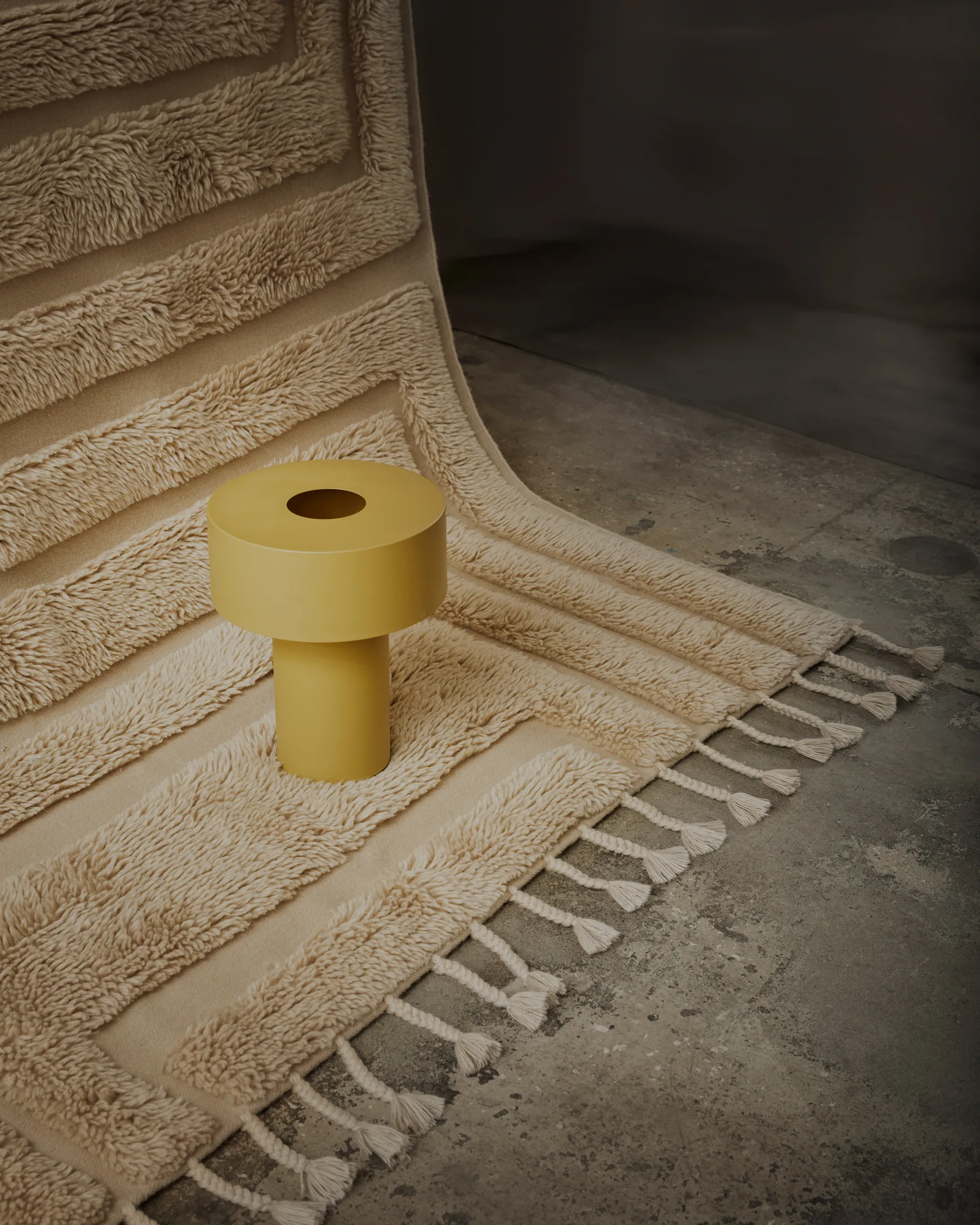 Kask villamatto 200x300 cm, Beige Tinted