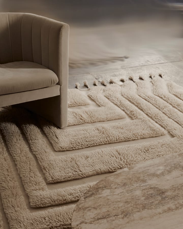 Kask villamatto 200x300 cm, Beige Tinted