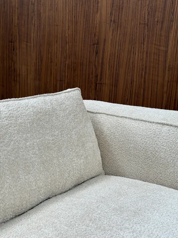 Klinge sohva - Bouclé soft sand - Tinted