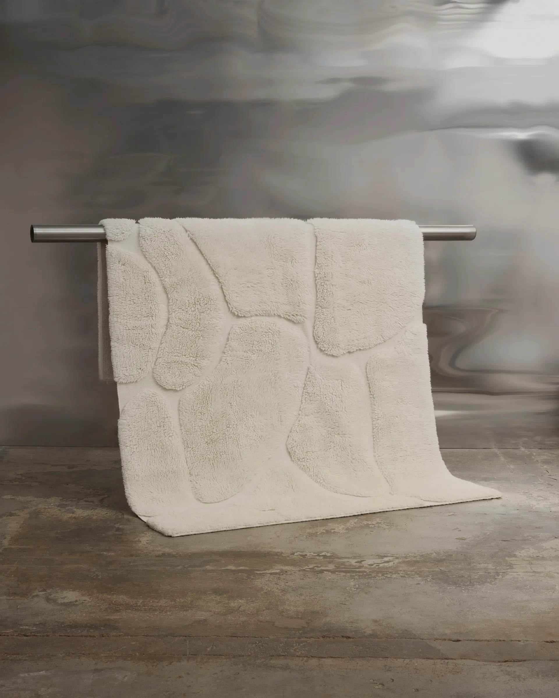 Kullin villamatto 250x350 cm, Offwhite Tinted