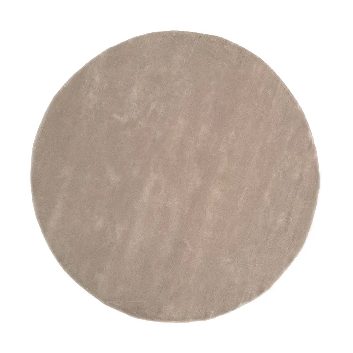 Liljehok villamatto - Beige, Ø200 cm - Tinted