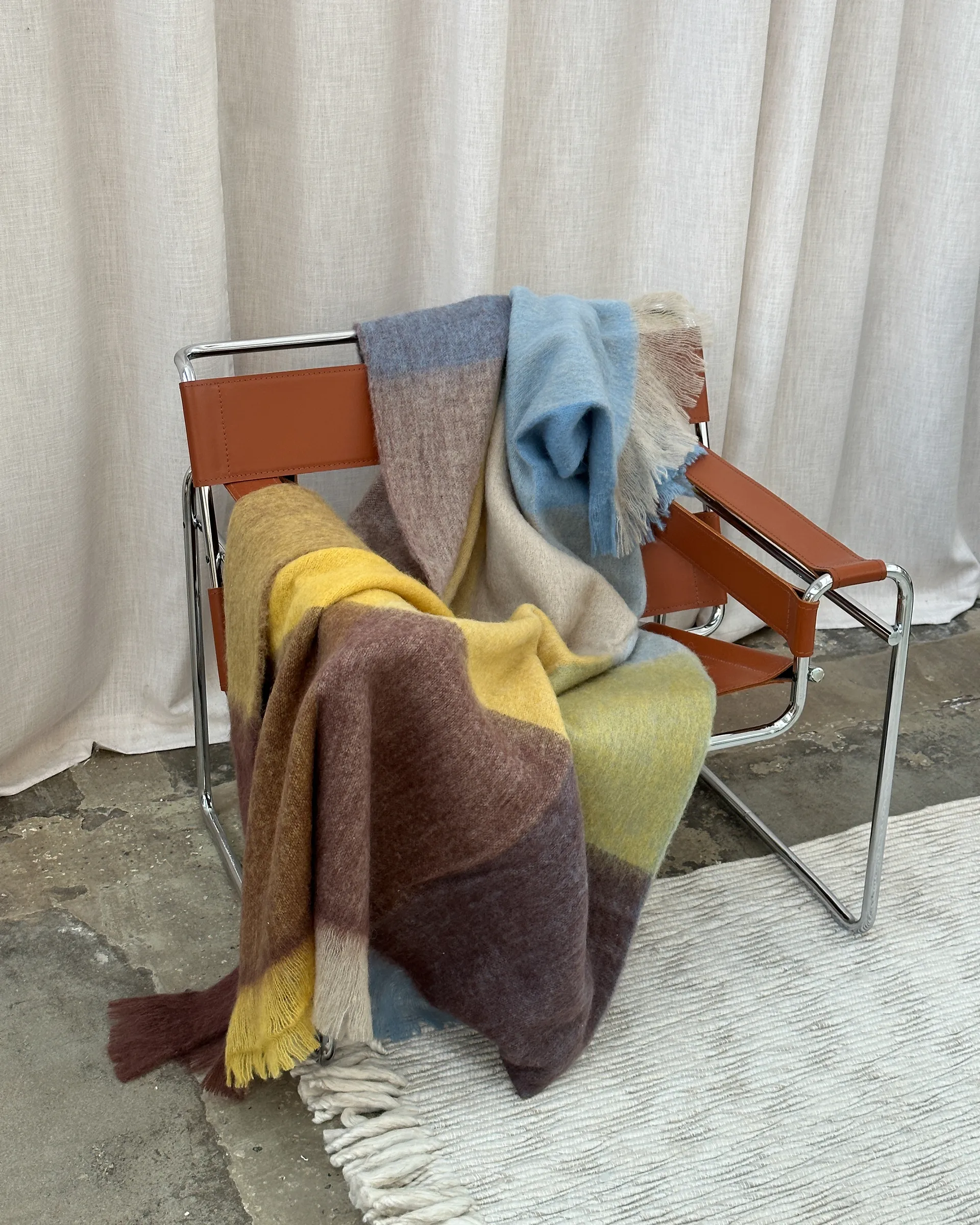 Lovstrand villahuopa 130x170 cm, Brown-multi Tinted