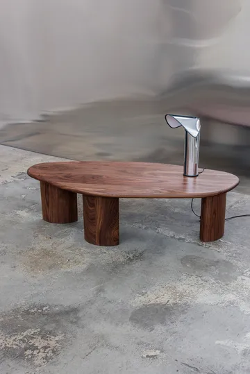 Lowe sohvapöytä - Pähkinä dark brown - Tinted