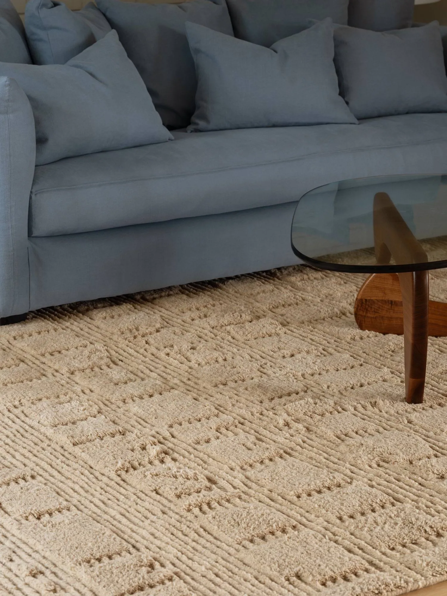 Lydahl villamatto, Beige, 250x350 cm Tinted