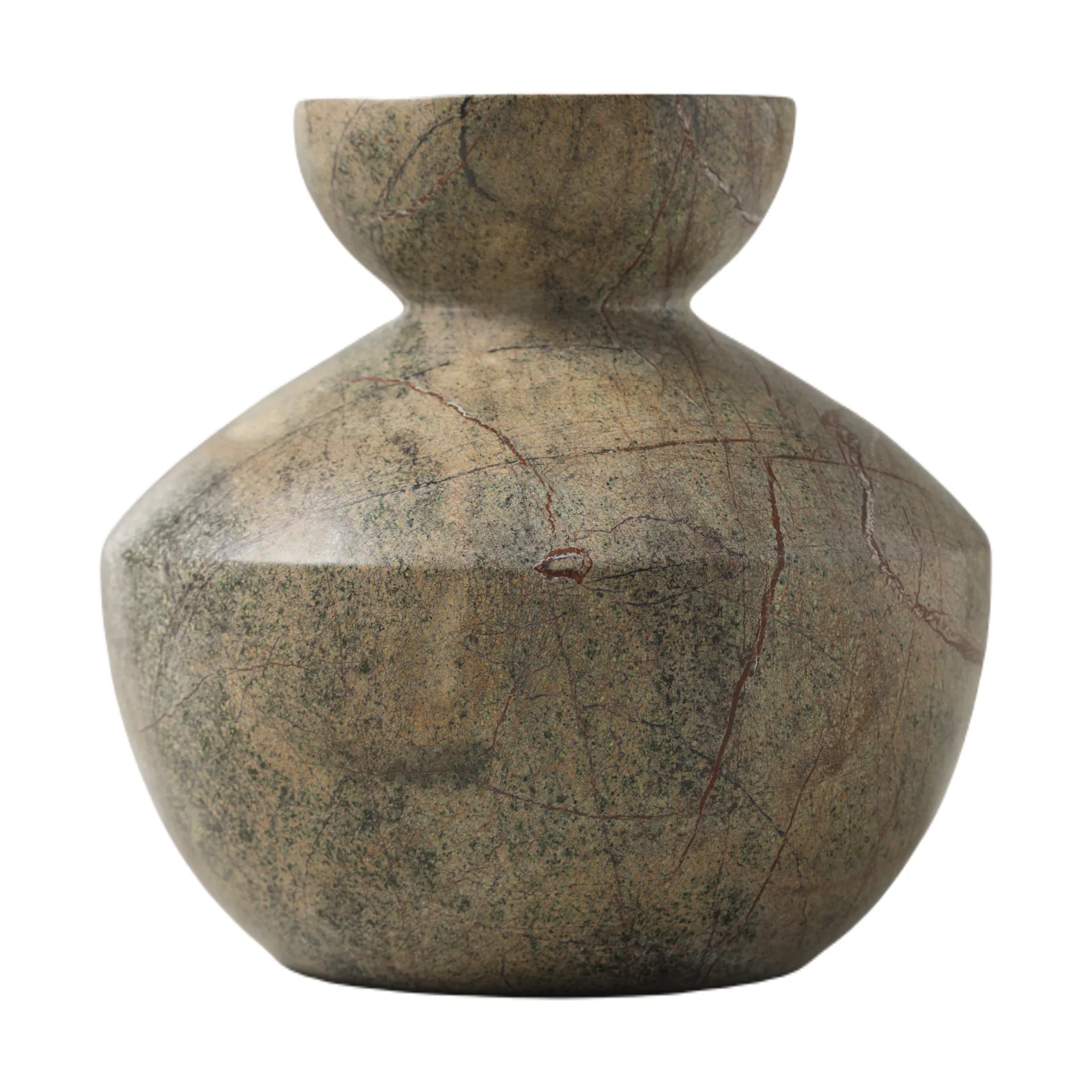 Malmros maljakko Ø15x16 cm, Brown Tinted