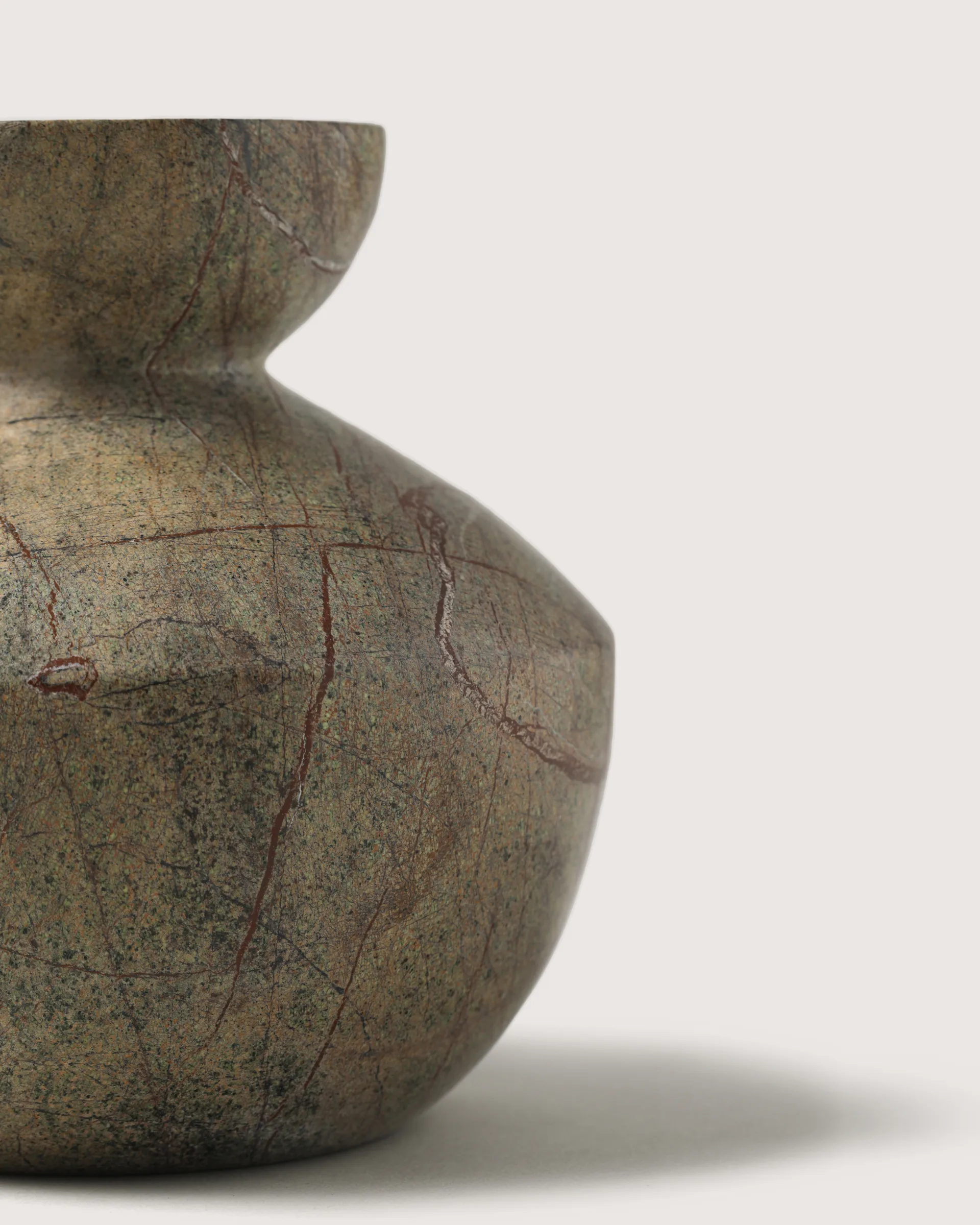 Malmros maljakko Ø15x16 cm, Brown Tinted