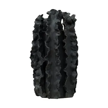 Melera maljakko - Black, 33x16 cm - Tinted