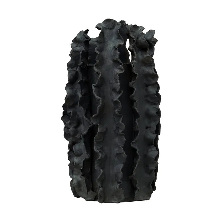 Melera maljakko - Black, 33x16 cm - Tinted