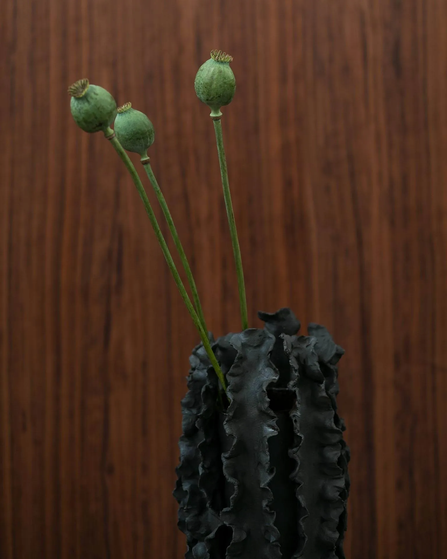 Melera maljakko, Black, 33x16 cm Tinted