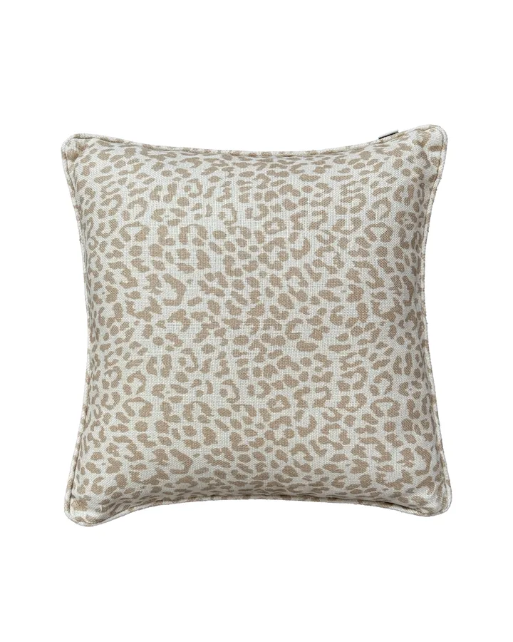 Norell koristetyyny - Leopard beige–off white, 50x50 cm - Tinted