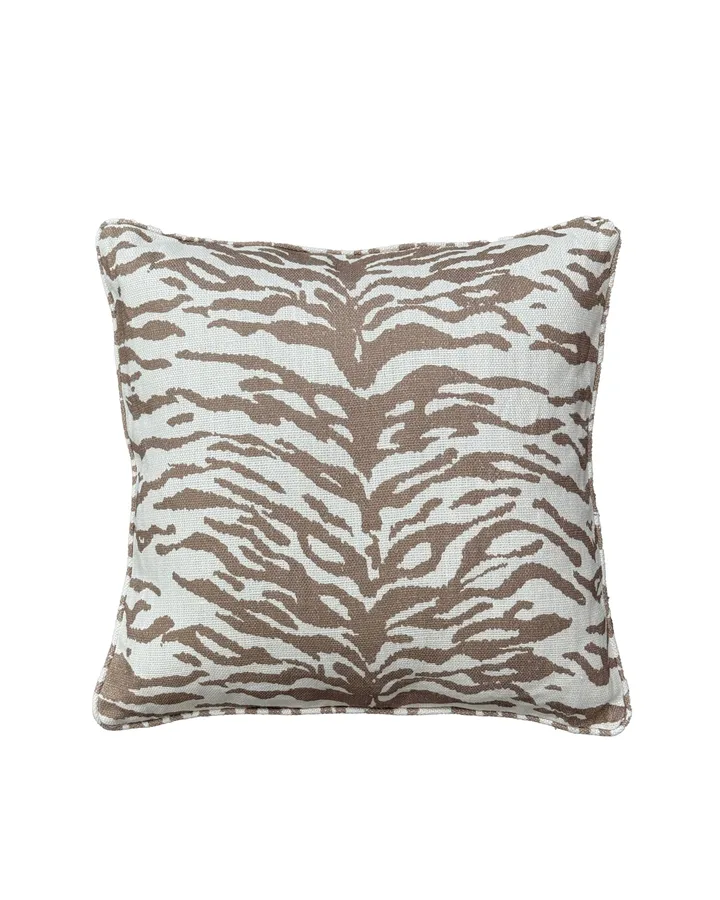 Norell koristetyyny - Tiger beige-off white, 50x50 cm - Tinted