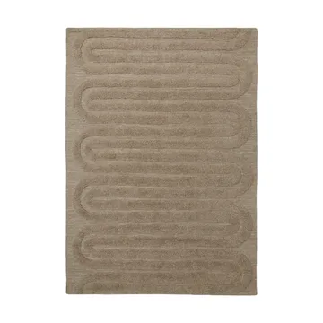 Riklund villamatto 190x290 cm - Beige-melange - Tinted