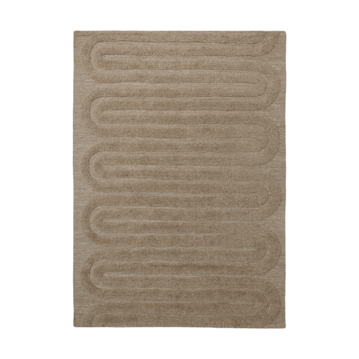 Riklund villamatto 190x290 cm, Beige-melange Tinted