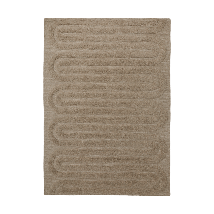 Riklund villamatto 190x290 cm - Beige-melange - Tinted