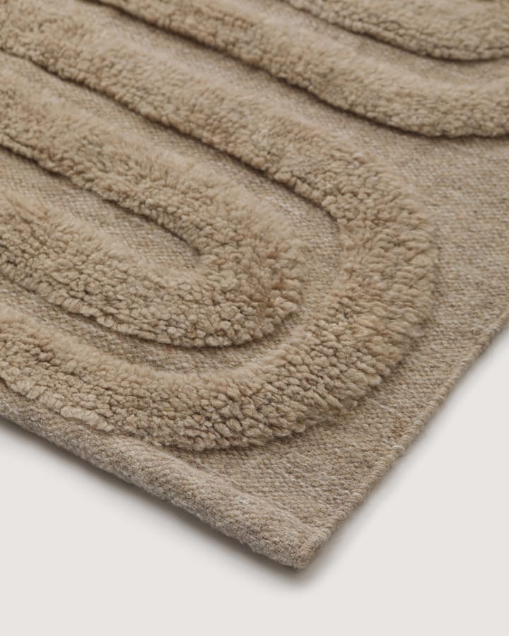 Riklund villamatto 190x290 cm, Beige-melange Tinted