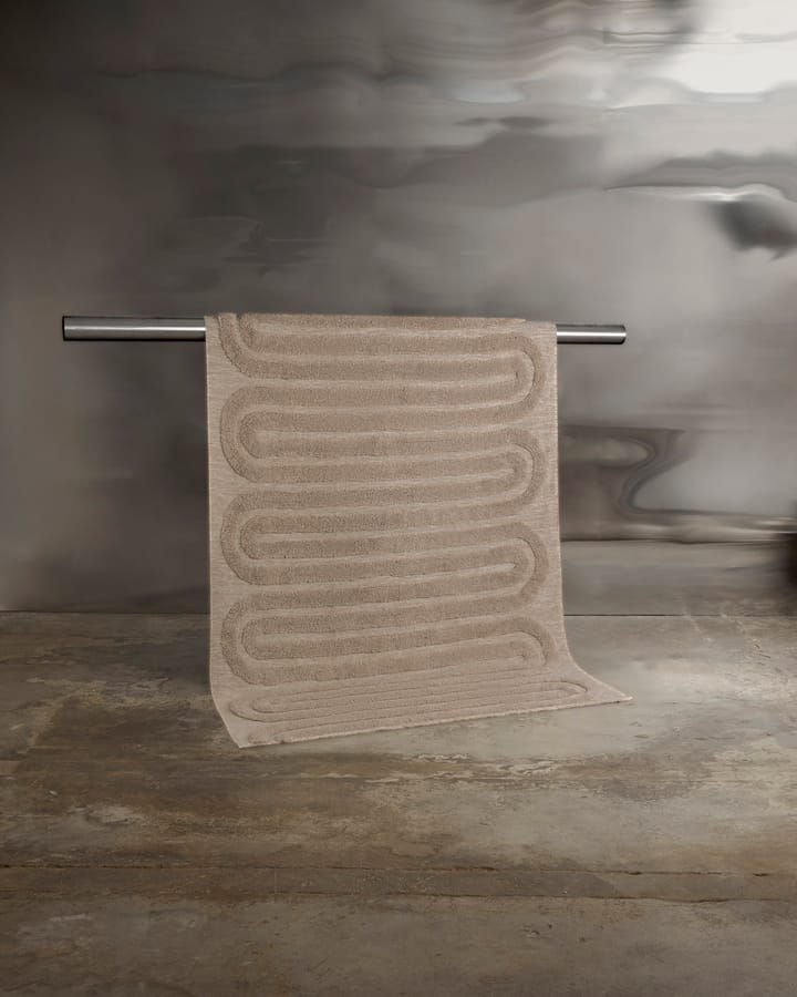 Riklund villamatto 280x380 cm, Beige-melange Tinted