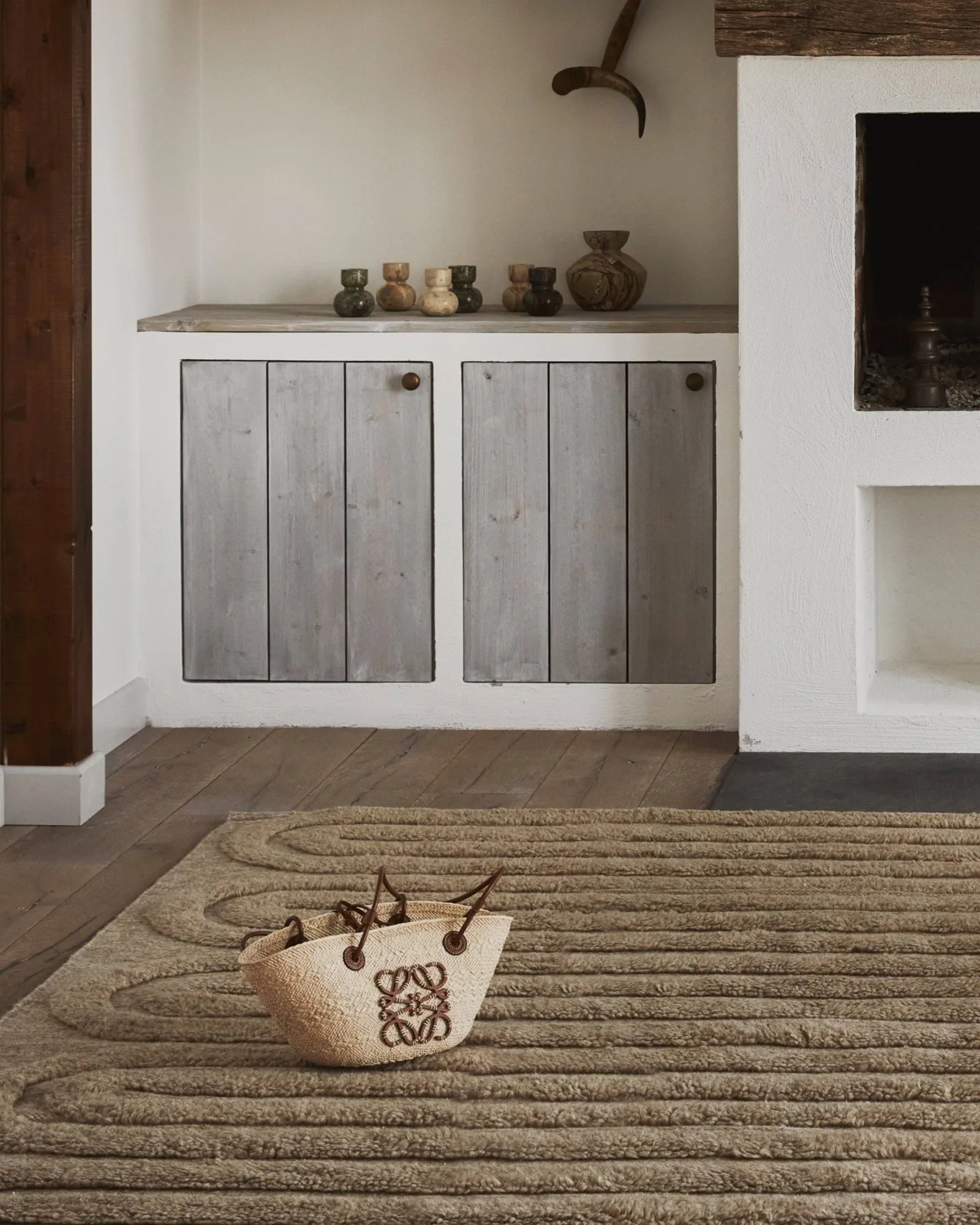 Riklund villamatto, Beige-melange, 250x350 cm Tinted