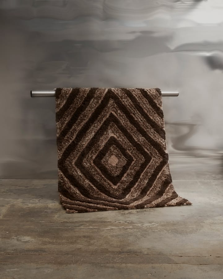 Stenborg villamatto 170x240 cm, Brown Tinted