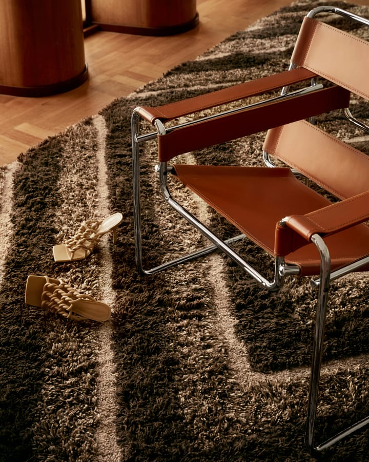 Stenborg villamatto 170x240 cm, Brown Tinted