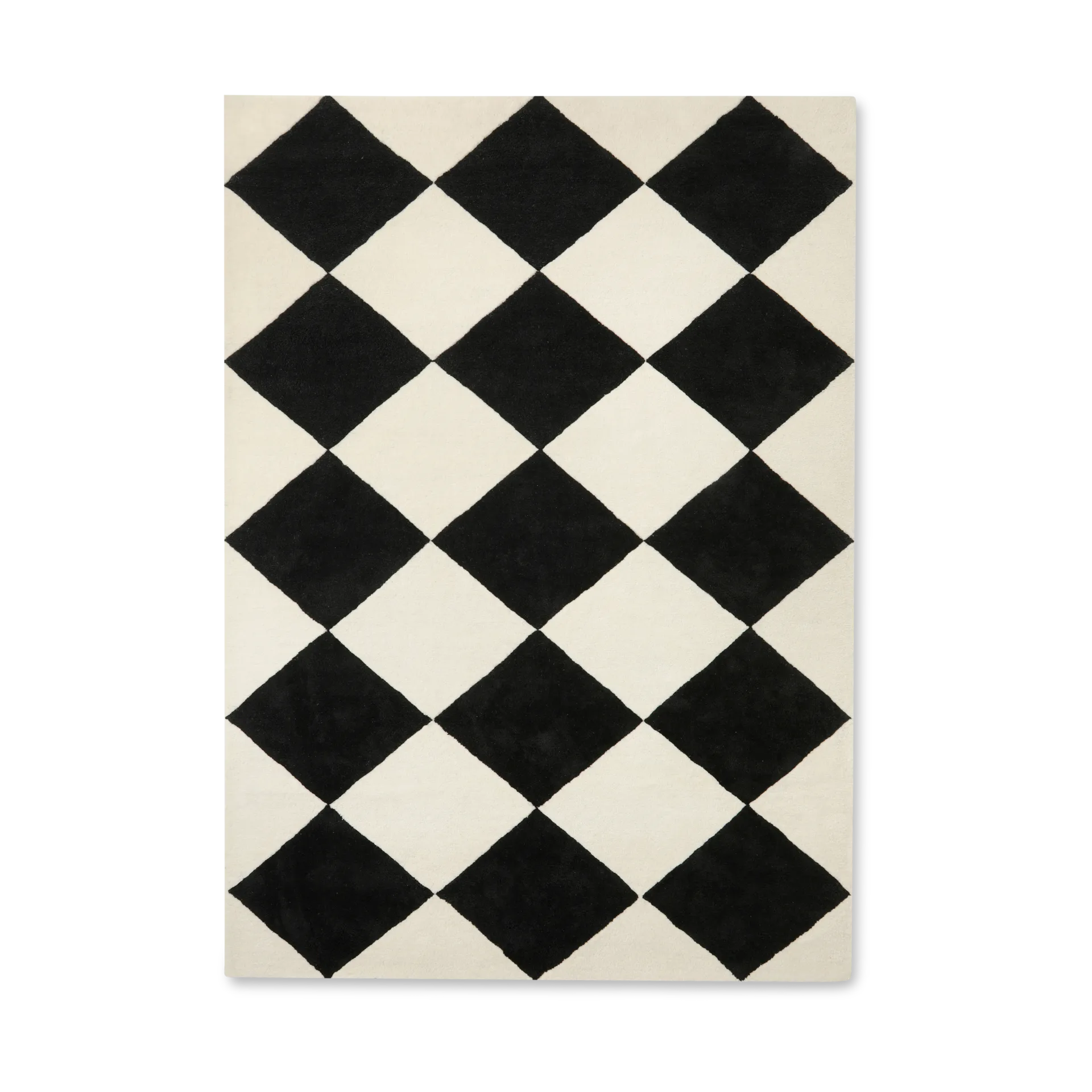 Tenman villamatto 200x300 cm, Black-white Tinted