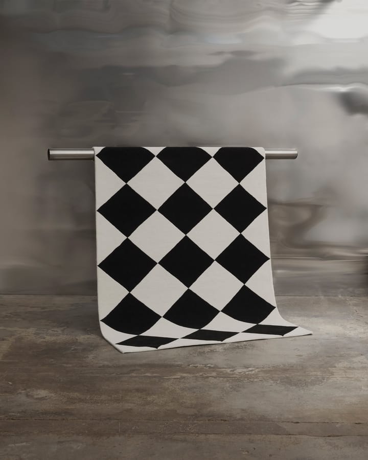 Tenman villamatto 250x350 cm, Black-white Tinted