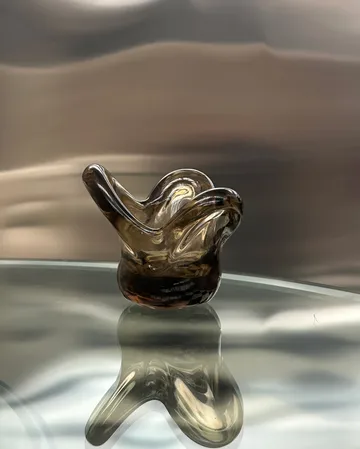 Visser kynttilälyhty - Brown - Tinted