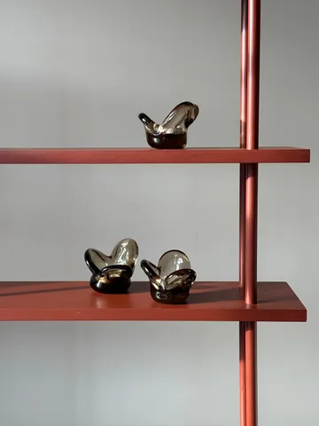 Visser kynttilälyhty - Brown - Tinted