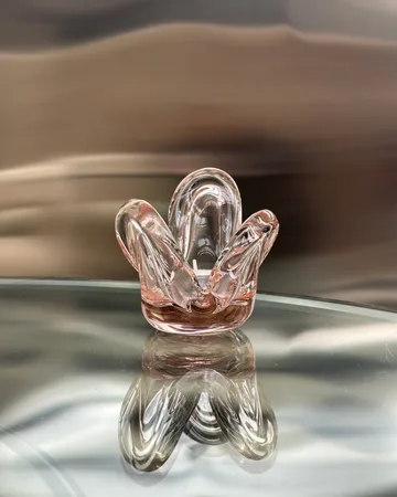 Visser kynttilälyhty - Pink - Tinted