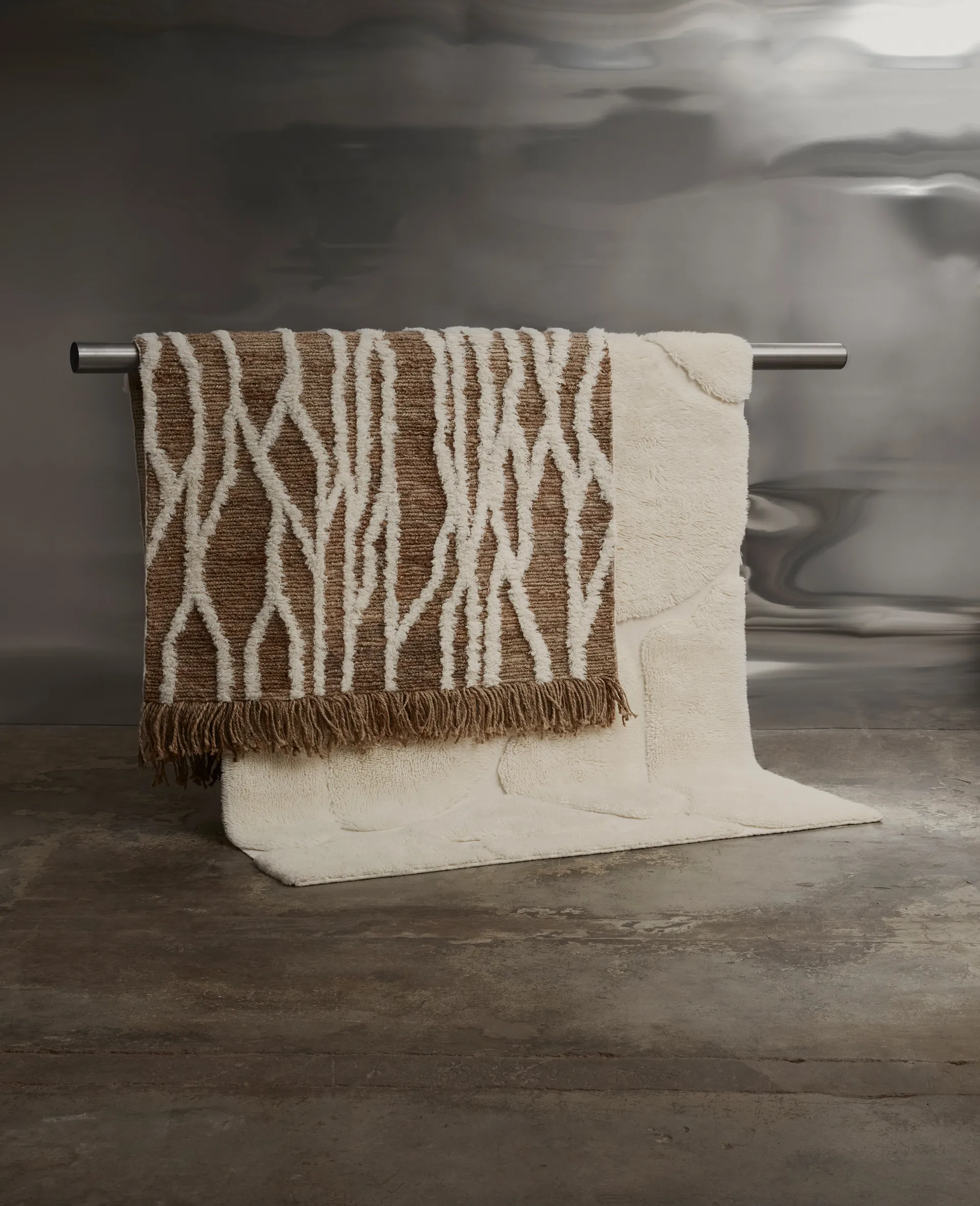 Wahl juuttimatto 170x240 cm, Brown-offwhite Tinted