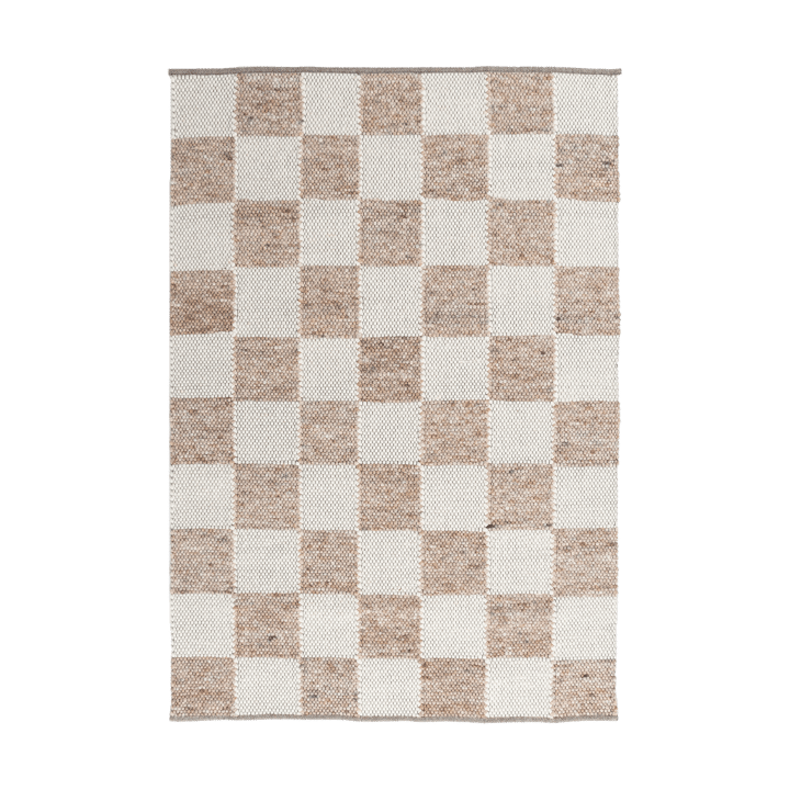 Gotland Design matto Special Edition - Vaaleanruskea-valkoinen nro 2412, 90x180 cm - Tisca