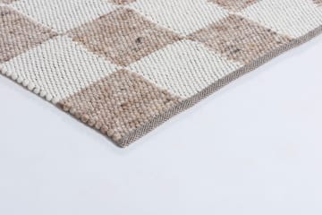 Gotland Design matto Special Edition - Vaaleanruskea-valkoinen nro 2412, 90x180 cm - Tisca
