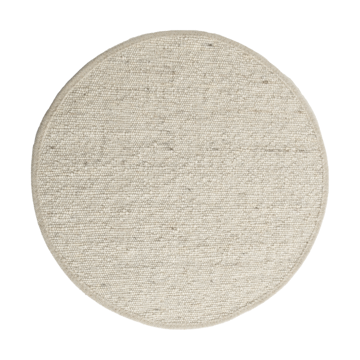 Sierrafil pyöreä matto - Natural white nr. 11, Ø250 cm - Tisca
