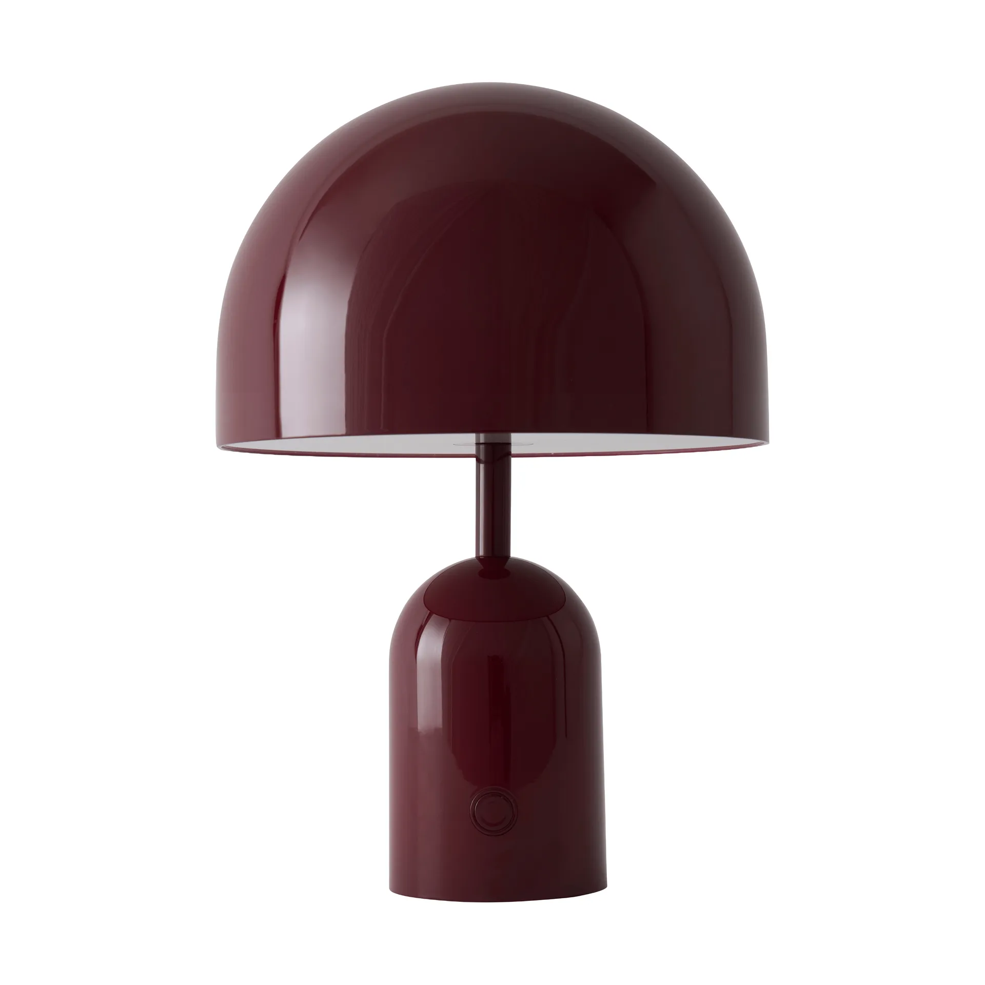 Bell Portabel LED-pöytälamppu 28 cm v.2, Burgundi Tom Dixon