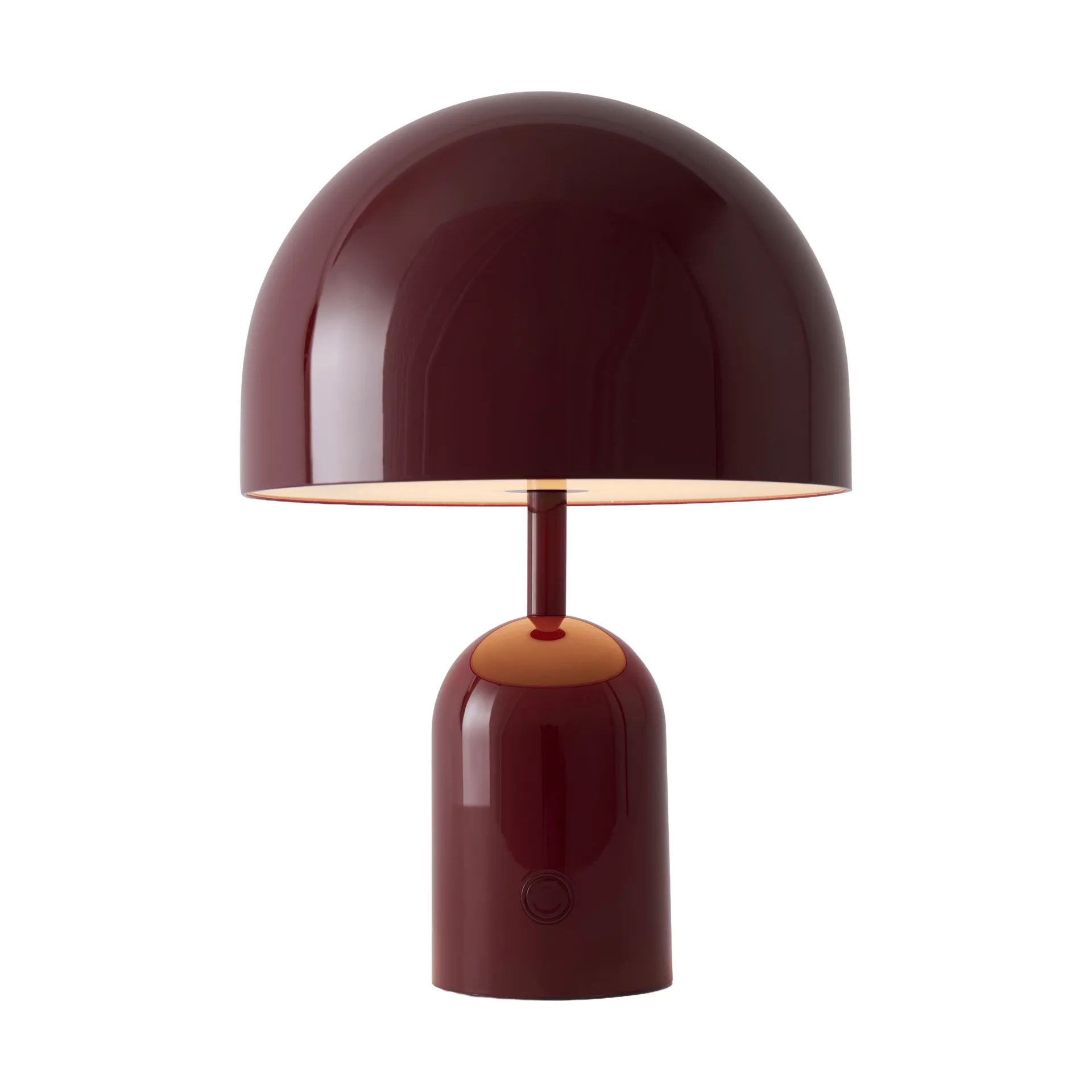 Bell Portabel LED-pöytälamppu 28 cm v.2, Burgundi Tom Dixon