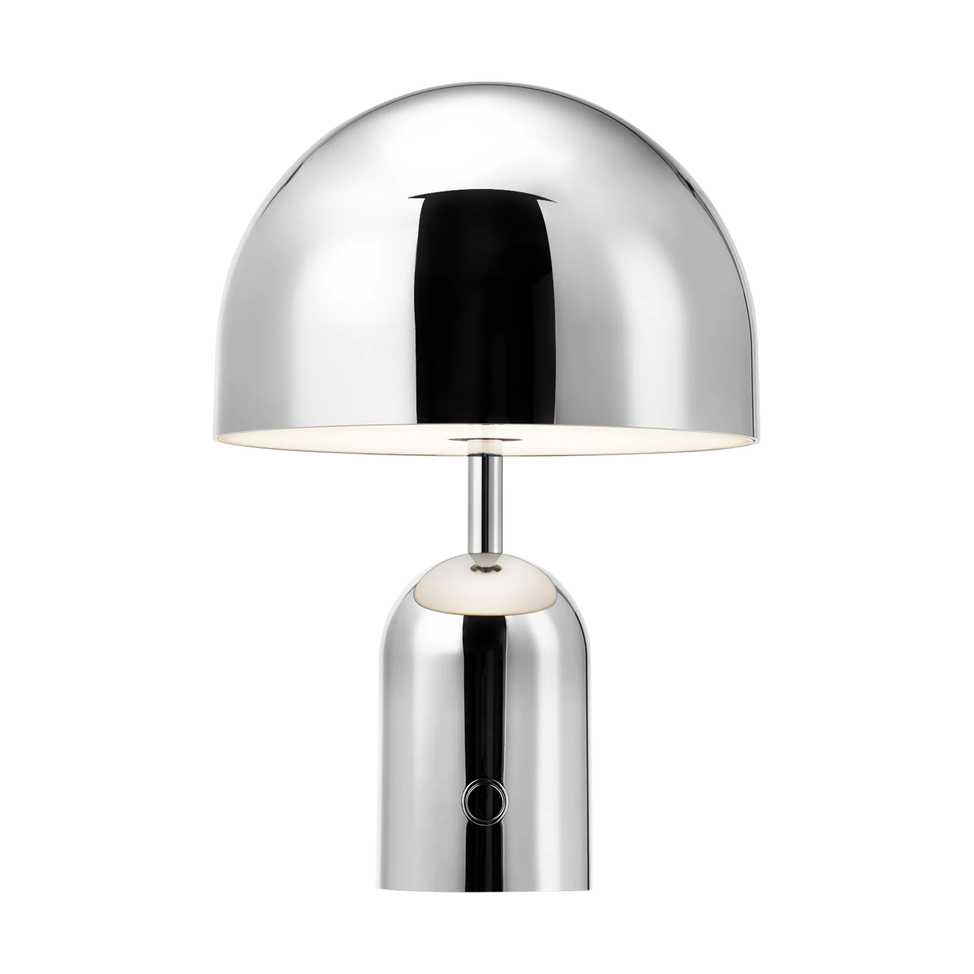 Bell Portable LED -pöytävalaisin 28 cm, Hopea Tom Dixon