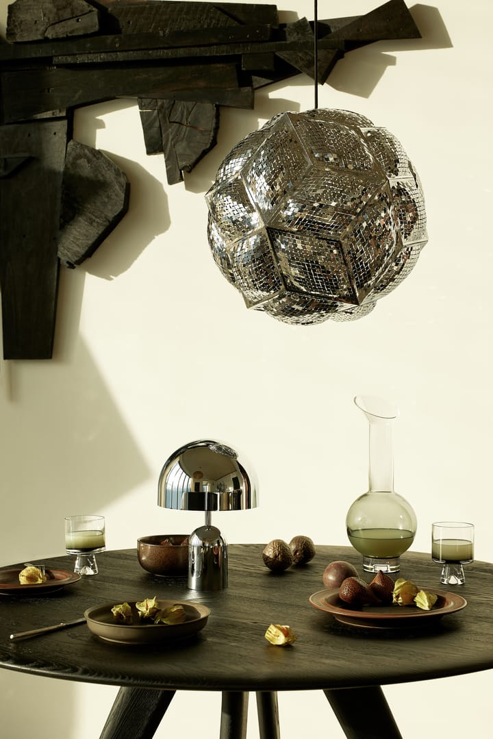 Bell Portable LED -pöytävalaisin 28 cm, Hopea Tom Dixon