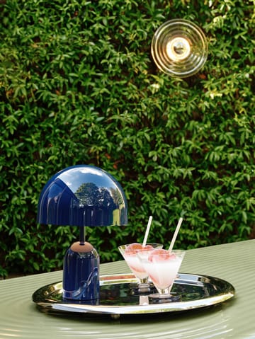 Bell Portable LED -pöytävalaisin 28 cm - Indigo - Tom Dixon